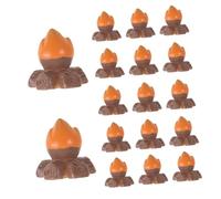 ARTIBETTER Kit De 20 Piezas De Simulación De con Forma De Troncos Pequeñas Decoraciones para Paisajes Suministros para Fiestas Temáticas De Camping Recuerdos De Resina para