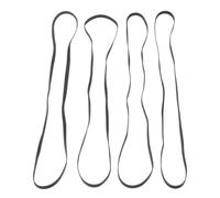 Artibetter Kit de Correa de Transmisión para Plato Giratorio, 4 Piezas de Caucho Elástico 5 MM Ancho y 290 MM Largo, Repuesto para Tocadiscos Vintage y Fonógrafos en Uso Doméstico