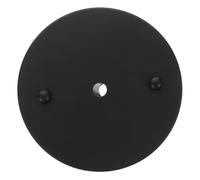 Artibetter Kit de Dosel para Lámpara de Araña Negro de Hierro Electrochapado Placa de Cubierta de Luz de Techo y Soporte de Montaje Adecuado para Restaurantes y Cafés
