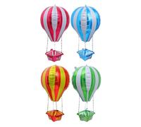 Artibetter Kits de Globos de Película de Aluminio en Forma de Globo Aerostático para Decoración de Fiesta y Accesorios para Fotos 4 Piezas Resistentes y Elegantes