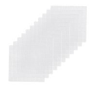 Artibetter Láminas Superficie Lisa y Ligera Cuadrada de Lona Plástica de Color 30 para Costura y Proyectos de Manualidades para Punto de Cruz y Ganchillo