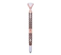 Artibetter Lápiz de Cejas Manual 3 Cabezales para Maquillaje Permanente, Aleación de Aluminio y Cristal Dorado, Resistente y Preciso para Operaciones de Cejas