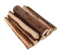 Artibetter Leña Decorativa de Madera para Chimenea 10 Piezas Rústicas y Duraderas, Adecuado para Decoración Interior y Exterior en Fiestas y Barbacoas