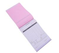 Artibetter Libro de Facturas para Llevar Registros, Libro de Recibos de Facturas en Inglés, Papel, de Dos Partes, para Seguimiento de Compras y Pedidos de Negocios Pequeños