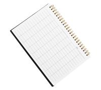 Artibetter Libro de Inventario con Cubierta de Pp y Papel Pautado Negro