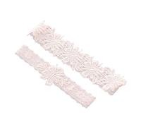 Artibetter Liga de Novia de Encaje Blanco Ajustable Diseño Floral para Boda y Despedidas de Soltera, 1 Par Comodidad Excepcional y Estilo Nupcial