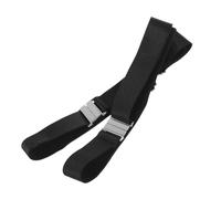 ARTIBETTER Ligas de Calcetines Ajustables para Mujer Talla Grande, Correa Elástica Antideslizante Negra, Sujetador de Medias para Muslos Extra Grandes, 1 Par, Uso Diario y Eventos