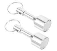 Artibetter Llavero Magnético para Prueba de Oro y Plata, 2 Unidades, Diámetro 17 Mm, Fuerza de Sujeción 12 Kg, Comprobador Portátil para Joyería y Monedas, Herramienta Compacta para