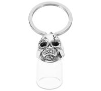 Artibetter Llavero Metal y Urna para de Mascota en Forma de Calavera Fácil de Rellenar y Transportar, Adecuado para Bolsos y Recuerdos Conmemorativos