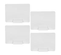 Artibetter Mamparas de Escritorio Independientes de PVC 40X30 CM 4 Piezas con Clips Móviles 4 Unidades Paneles Acústicos para Privacidad en Oficina Aulas y Exámenes Separadores de