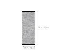 Artibetter Mangas Protectoras para Antebrazos Resistentes a Cortes y Perforaciones 20 CM Finas y Flexibles 2 Pares Gris y Negro para Jardinería Cocina Soldadura y Trabajo Seguro