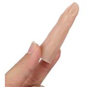 Artibetter Mano de Silicona para Practicar Uñas Dedo Falso Realista, Flexible y Articulado, Color Piel, Herramienta para Arte de Uñas Profesional y Suministros de Manicura, 1 Unidad