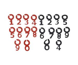 Artibetter Marcadores de Silicona Identificadores Rápidos Negro para Copas de Vino Antideslizantes 20 Piezas Forma de Números para Fiestas y Banquetes para Vasos y Botellas