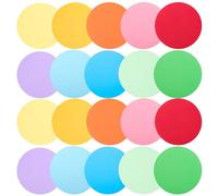 Artibetter Marcadores Ideales para Actividades Interactivas de Suelo de Papel Redondos 40 Piezas y Aprendizaje Cooperativo para Decoración Colegio en Aula