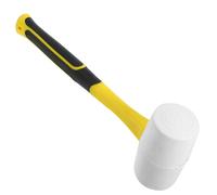 Artibetter Martillo de Goma Pequeño para Instalación de Baldosas Mango de Fibra Resistente y Alta Fuerza, Mazo Antideslizante Adecuado para Pisos y Carpintería