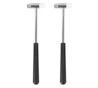Artibetter Martillo Reparador de Relojes Mini 2 Pcs, Herramienta de Martillo para Reparar Piezas de Reloj, Aleación de Hierro y Zinc, Práctica para Bricolaje y Reparación de Color Aleatorio