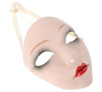 Artibetter Máscara Tradicional China para Mujer Diseño Exquisito de Plástico Cómodo, Accesorio Hanfu Único para Fiestas y Eventos Encanto Antiguo