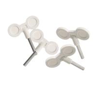 Artibetter Mecanismo de Caja de Música de Cuerda 4 Piezas con Llave de Hierro y Manija Perilla, Varilla Metálica de 27 Mm, Accesorios DIY para Cajas Musicales y Decoración del Hogar