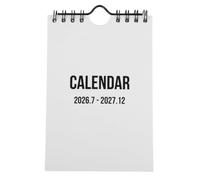 Artibetter Mini calendario para pared y escritorio, calendario mensual tipo bloc de notas 2026-2027, planificador portátil A6 para colgar en la pared, ideal para la oficina y el hogar, facilita la