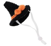 Artibetter Mini Sombrero de Bruja para Mascota Fibra de Poliacrílico, Ligero y Reutilizable, Diseño Adorable para Halloween y Pequeñas como Gatitos y Ratas