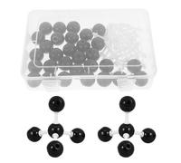 ARTIBETTER Modelo de Estructura Molecular de Diamante 23 Mm, Conjunto de Plástico para Enseñanza de Química, Instrumento Científico Educativo para Lecciones de Química y Ensamblaje