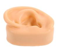 Artibetter Modelo Textura Delicada de Oreja Izquierda de Silicona Realista Simula Anatomía del Oído y Forma Detallada para Bromas y Exhibición
