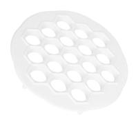 Artibetter Molde Fácil de Almacenar para Hacer Dumplings y Pelmeni de Plástico Blanco 19 Agujeros y Adecuado para Uso en Cocina Doméstica