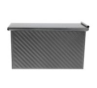 Artibetter Molde para Pan de Acero al Carbono Negro Antiadherente Tapa, Fácil Limpieza, Adecuado para Hornear en Casa y Preparar Tostadas Deliciosas