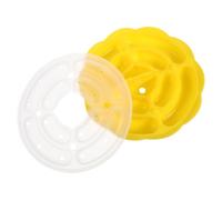 ARTIBETTER Molde para Salchichas de Silicona Alimentaria Tamaño Pequeño Color Amarillo Reutilizable y Antiadherente para Hacer Caseros Fácil de Limpiar y Apto para Cocina Doméstica