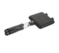 Artibetter Molde para Sándwich de Aluminio Recubrimiento Antiadherente y Mango Antiescaldante, Desmontable y Doble Cara para Hornear y Tostar Pan en Cocina