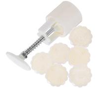 ARTIBETTER Moldeador para Tartas, Molde para Hacer Pasteles, Abs, Beige, Reutilizable, Antiadherente, con Sello, para Galletas y Pasteles de Judía Mungo, para Familia y Amigos