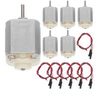 Artibetter Motor Pequeño de Corriente Continua 3v para Aficionados, Mini Motor Eléctrico Micro Conector Hembra, 6 Unidades para Construcción de Automóviles y Barcos DIY