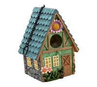 ARTIBETTER Nido para Pájaros Colgante de Refugio Exterior Natural y Transpirable para Jardín y Patio Decoración Artesanal Duradera y Resistente al Viento para Gorriones y Pájaros Pequeños