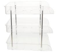 Artibetter Organizador de Escritorio Apilable de Bandeja Multiusos para Archivos Libros y Papeles Caja de Almacenamiento Portátil para Estudio y Oficina