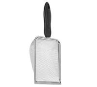 Artibetter Pala de arena para reptiles: tamiz de sustrato de malla fina - pala de acero inoxidable para arena - herramienta de limpieza de terrarios para barbudos y serpientes. Tamaño de la malla: 3,8