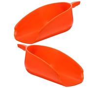 ARTIBETTER Palas de Alimentación para Ganado 2 Piezas, Pala Grande de Plástico Pp Reutilizable, Diseño Ergonómico y Resistente, Adecuado para Aves de Corral y Uso en Granjas