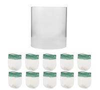 Artibetter Pantalla de Lámpara para Acampar al Aire Libre, Repisa de Luz de Gas para Exteriores, Vidrio y Fibra Artificial, Protección Térmica y Estabilidad Viento, para Picnics y Festivales