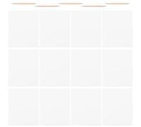 ARTIBETTER Papel de Transferencia de Grafito 12 Hojas con Papel de Calco Transparente y 5 Lápices de Doble Punta para Punteado Trazar Dibujos y Manualidades sobre Madera