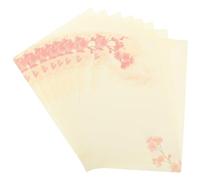 Artibetter Papel para Escribir Cartas Diseño Elegante y Clásico, 80 Hojas de Papel para Notas y Poemas, Material Suave para Escritura Cómoda