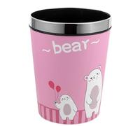 Artibetter Papelera Infantil de Gran Capacidad con Anillo de Sujeción Cubo de Basura Decorativo para Habitaciones de Diseño Seguro y Fácil de Limpiar para Hogar y Escuela