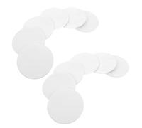 Artibetter Parche Adhesivo Autoadhesivo Redondo de 100 Mm Color Claro, 12 Unidades, Reutilizable y Lavable, Cierres de Gancho y Bucle para Uniformes, Árbitros, Ropa Deportiva y