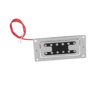 Artibetter Pastilla Cubierta en Forma de H Cromada para Guitarra Eléctrica Humbucker de Doble Bobina 52mm, Alta Salida y Reducción de Ruido para Actuaciones en Vivo