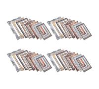 ARTIBETTER Pegatinas Autoadhesivas para Marcos de Fotos Vintage 32 Piezas PVC 15X13 CM Decoración de Paredes para Sala y Dormitorio Calcomanías Retro Creativas