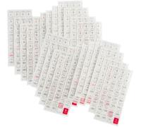Artibetter Pegatinas de Calendario Planificador 365 Días, Etiquetas Autoadhesivas de Papel Washi para Agenda y Álbum de Recortes, 24 Piezas X 2 Juegos, Accesorios Mensuales para Journal