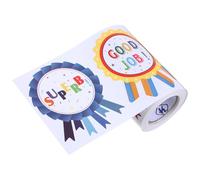 Artibetter Pegatinas de Recompensa Adhesivas, 100 Unidades por Rollo, Pegatinas Motivacionales y Educativas para Aula, Materiales Escolares para Jardín de Infancia y Colegios