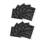 Artibetter Pegatinas para Ordenador Portátil Atajos De Teclado Básicos, Vinilo Laminado Duradero, 10 Unidades, para Aumentar Productividad Oficina y Hogar, Removibles, Sin Residuos