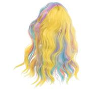 Artibetter Pelucas Onduladas Coloridas para Cosplay y Fiesta, Cabello Falso para Mujeres Material de Seda Resistente al Calor y Diseño Cómodo y Realista
