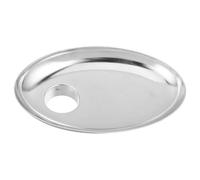Artibetter Piezas de accesorios para picadora de carne con bandeja circular de aleación de aluminio, fácil limpieza, uso versátil en preparación de hamburguesas y suministros de cocina