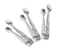 ARTIBETTER Pinzas para Servir de Acero Inoxidable 3 Piezas Diseño Rosa Resistentes al Calor Corrosión Multiusos para Hielo Galletas y Alimentos Ideales para Cocina y Barbacoa