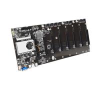 Artibetter Placa Base para Máquina 8 Gpu para Profesionales, Diseño Consumo, Estabilizador de Voltaje Integrado, Compatible CPU, Adecuado de Criptomonedas